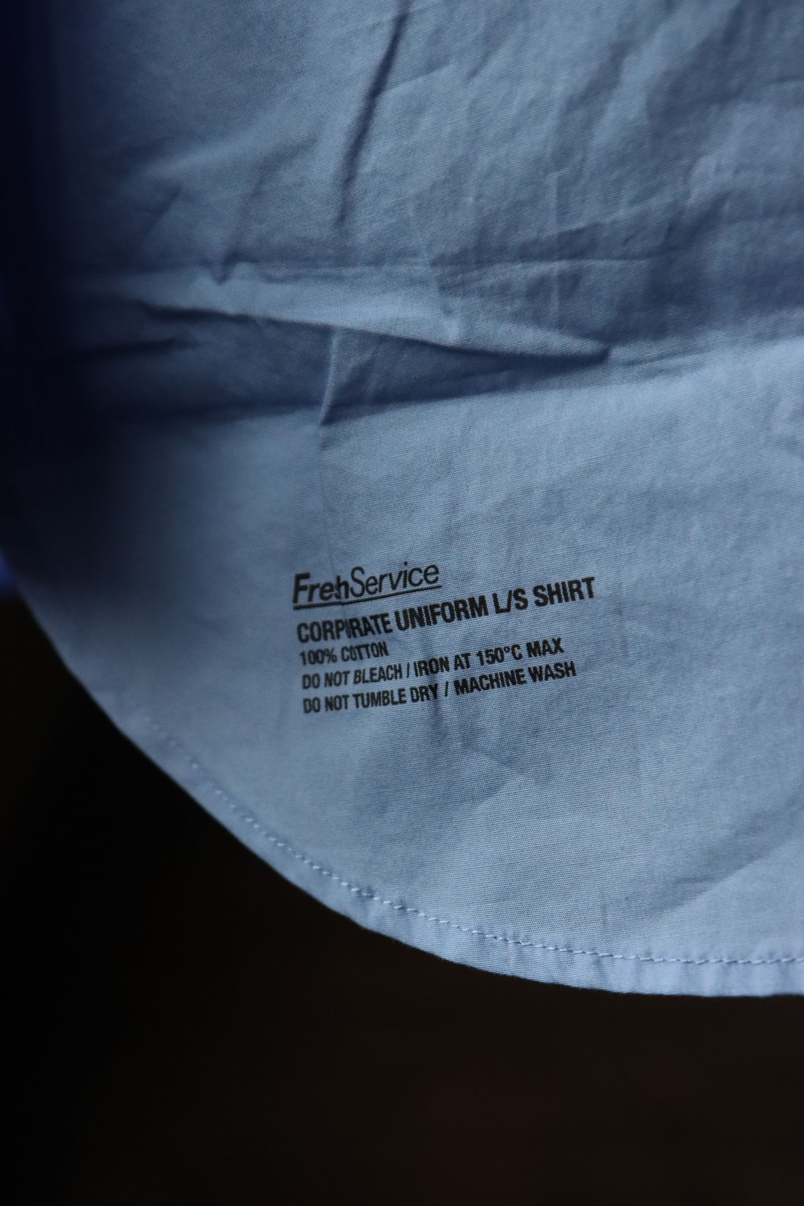 フレッシュサービス CORPORATE UNIFORM L/S SHIRT(FSC253-50105B)L.BLUE☆8月9日(土)発売！