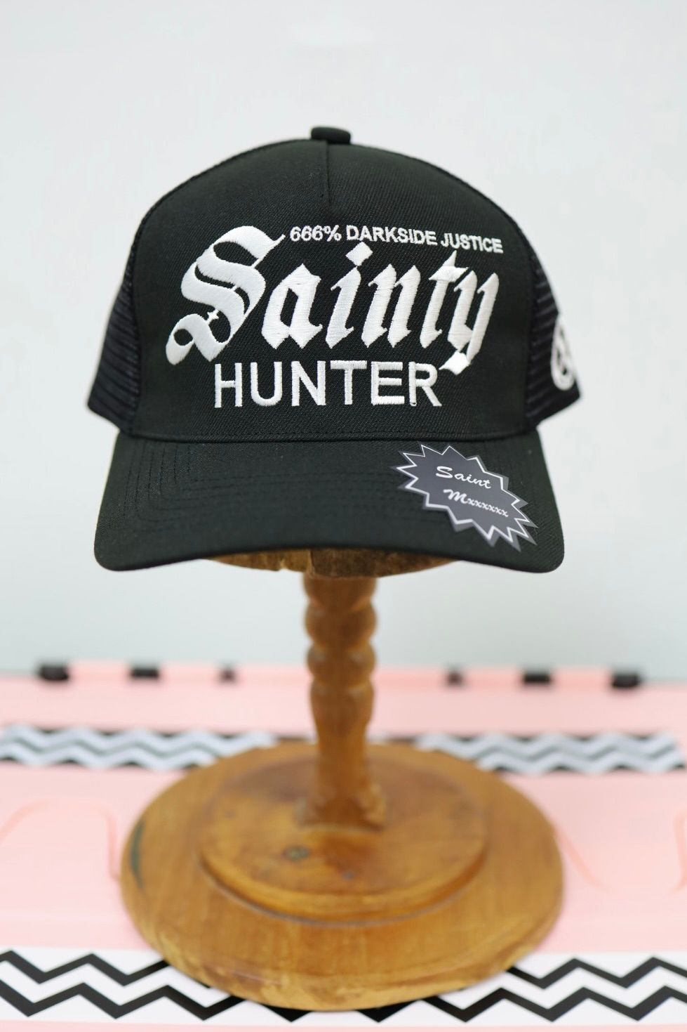 セントマイケル 26SS  SAINTY HUNTER BH_MESH CAP(SM-MK8-0000-C37)BLACK☆4月29日(水)発売！
