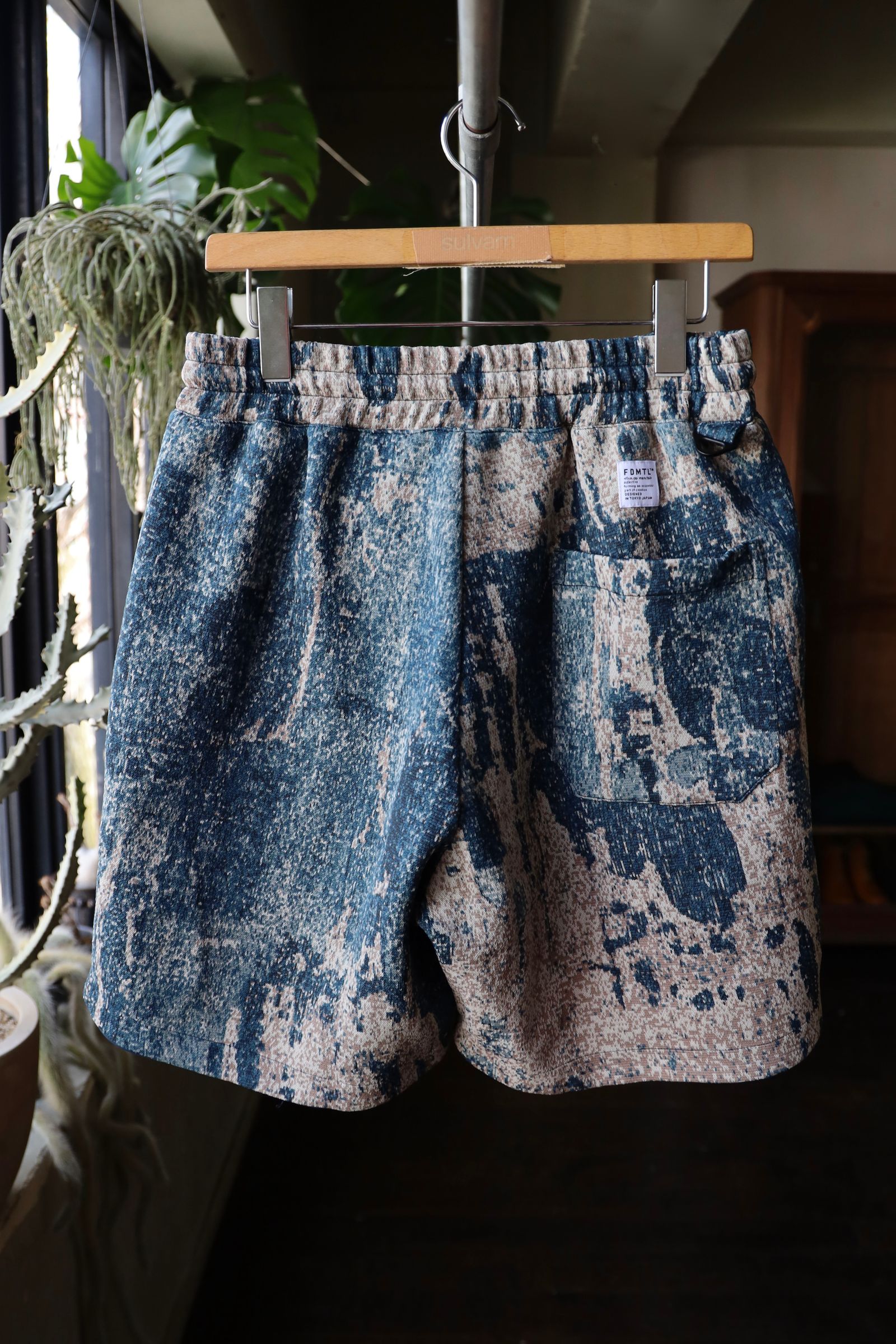 ファンダメンタル パンツ <MEANSWHILE> BORO SHORT PANTS (FA25/SPMW12)BORO