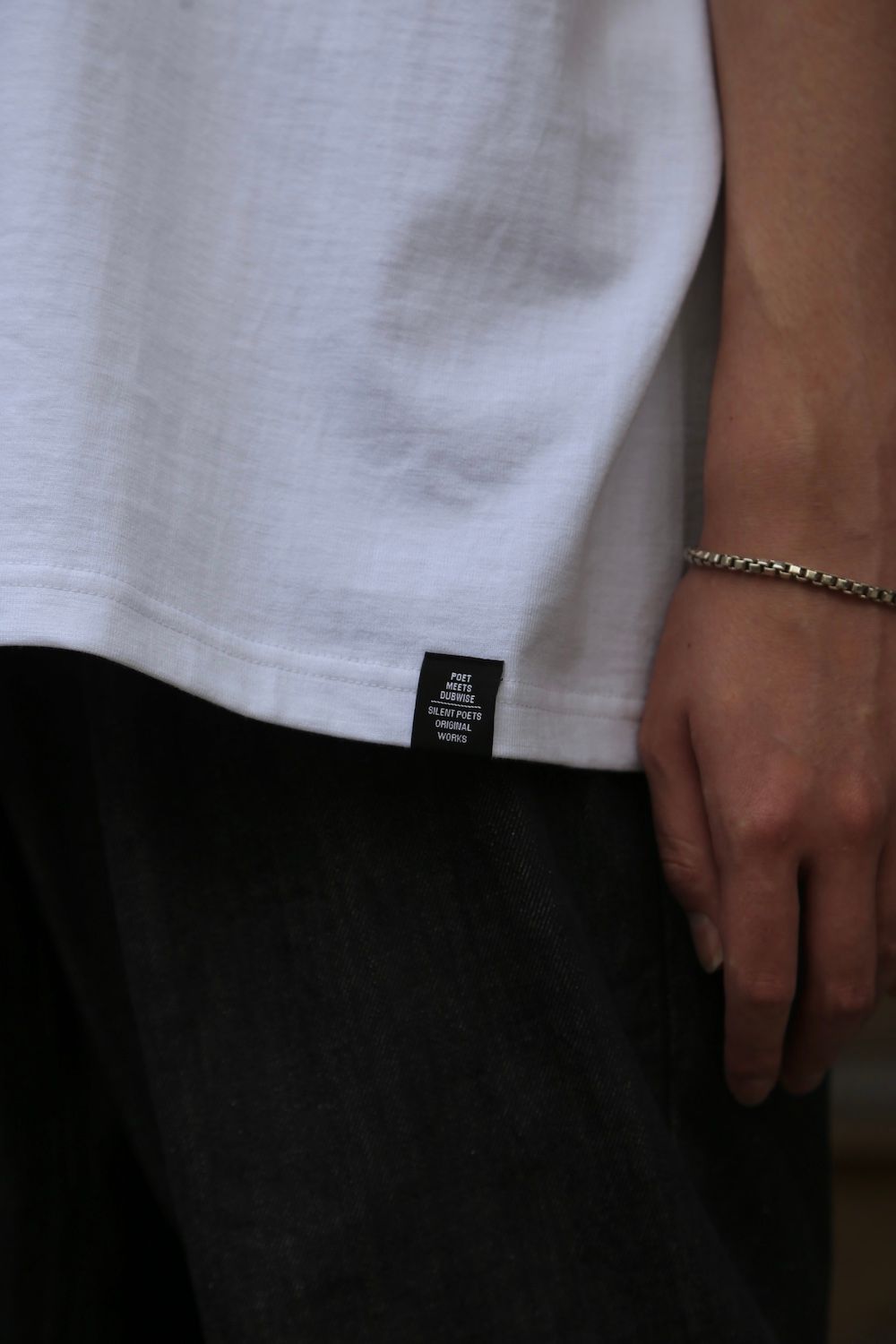 Graphpaper POET MEETS DUBWISE fOversized Tee “WORDS AND SILENCE” style 2021..7.10.