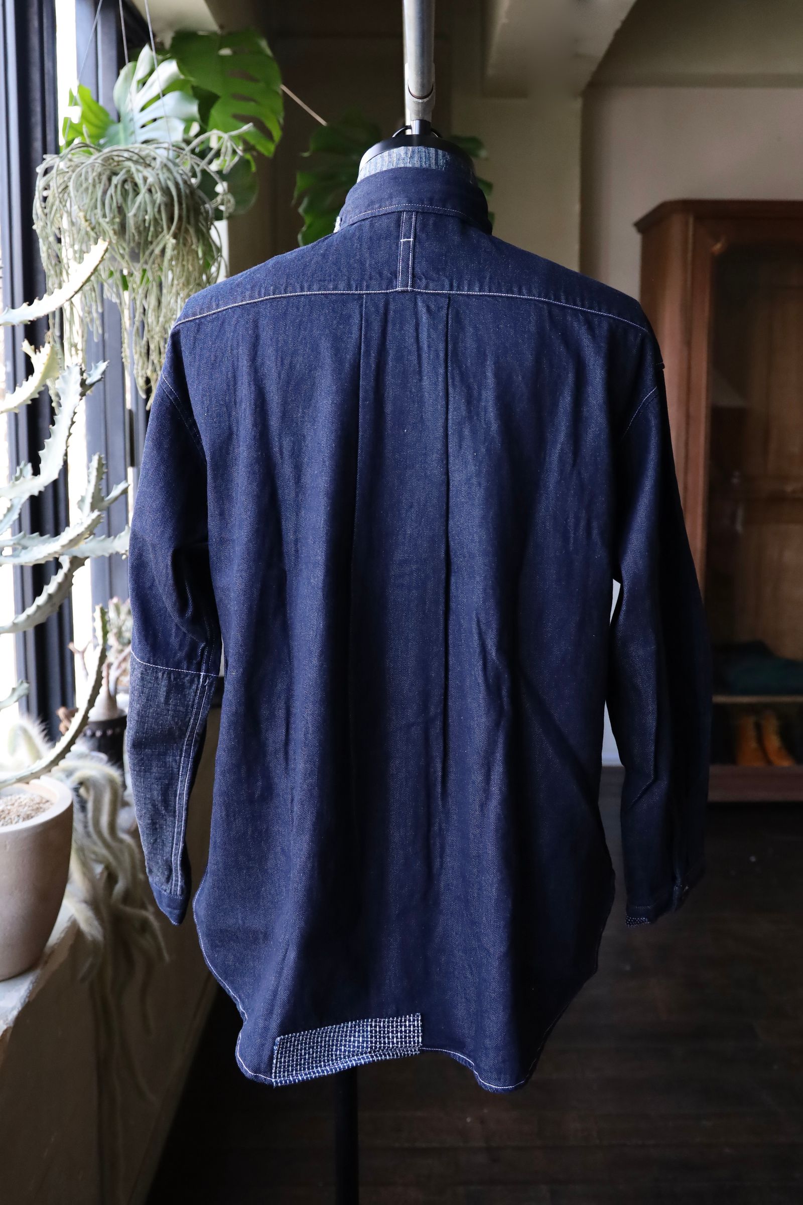 ファンダメンタル デニムシャツ<WOMENS FIT> DENIM SHIRT RINSE(FA25/SH11WR)INDIGO
