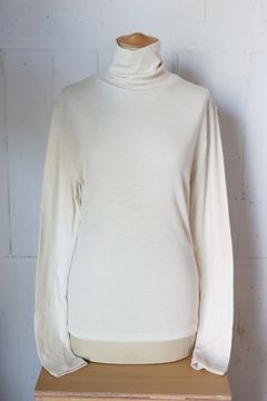 blurhms Women's 25FW Wool Rib Turtle Neck(BHSW24F12F25)Ivory