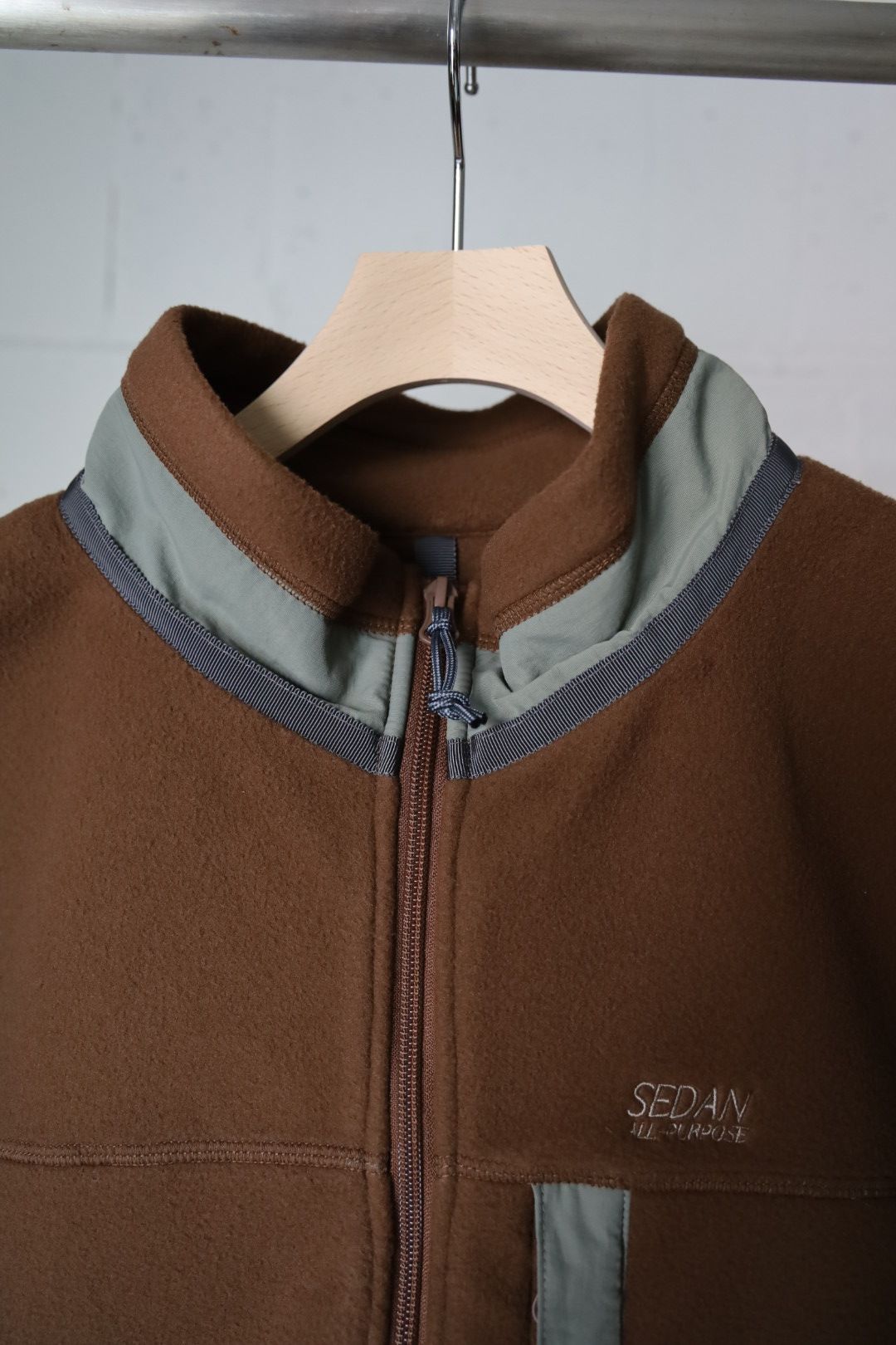 セダンオールパーパス FW25 Fleece Full Zip Jacket(SD25F-CT08)Brown