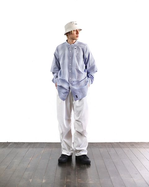 SEDAN ALL-PURPOSE SS24より新作Detachable Shadow Plaid BD Shirt style 2024.3.22