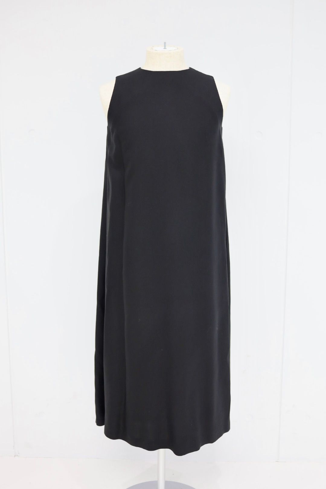 Graphpaper 26SS Women's Viscose Cupro Back Satin Sleeveless Dress(GL261-60357)BLACK☆2月14日(土)発売！