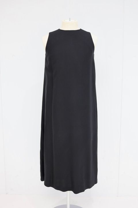 Graphpaper 26SS Women's Viscose Cupro Back Satin Sleeveless Dress(GL261-60357)BLACK☆2月14日(土)発売！
