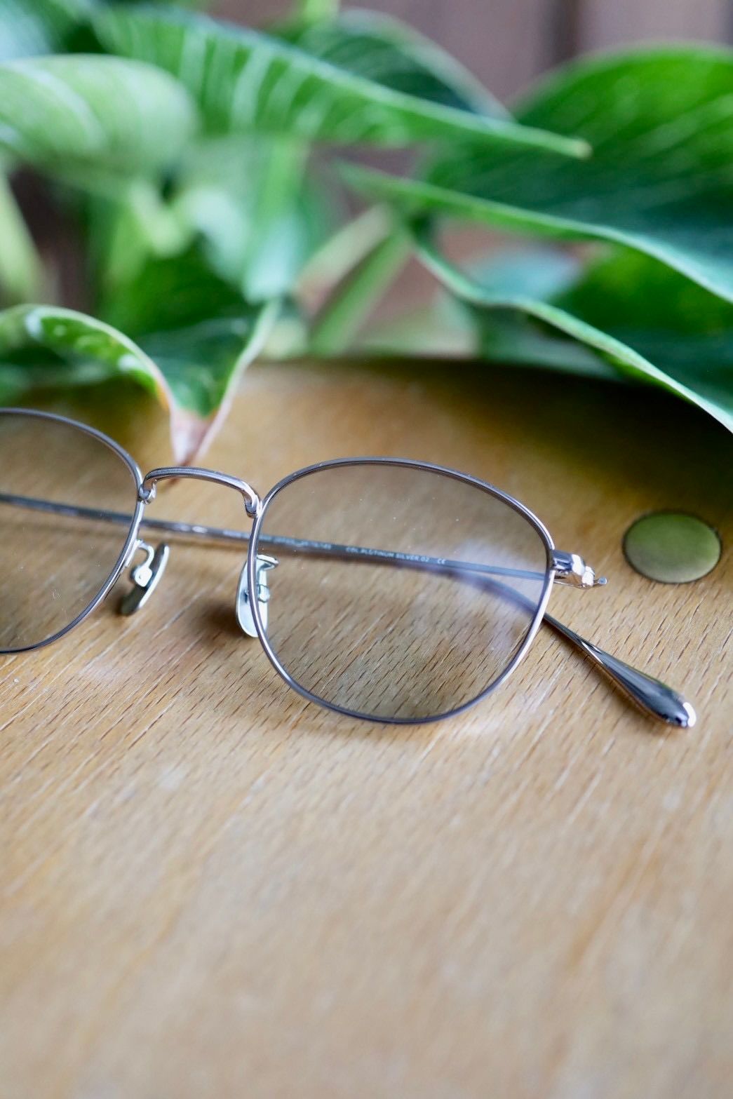 ノチノオプティカル KOUGETSU NOCHINO-N13 #2 PLUTINUM SILVER × GREY GREEN to D.GREY (調光モデル)☆11月22日(土)発売！