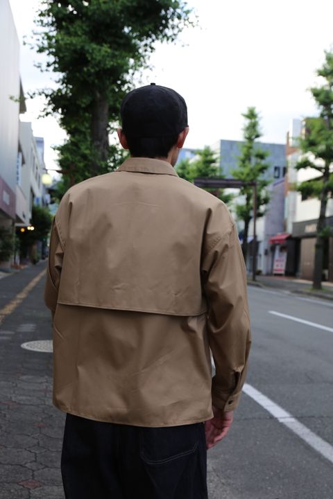JieDa T/C FLAP SHIRT"BEIGE"Style.2020.7.22.