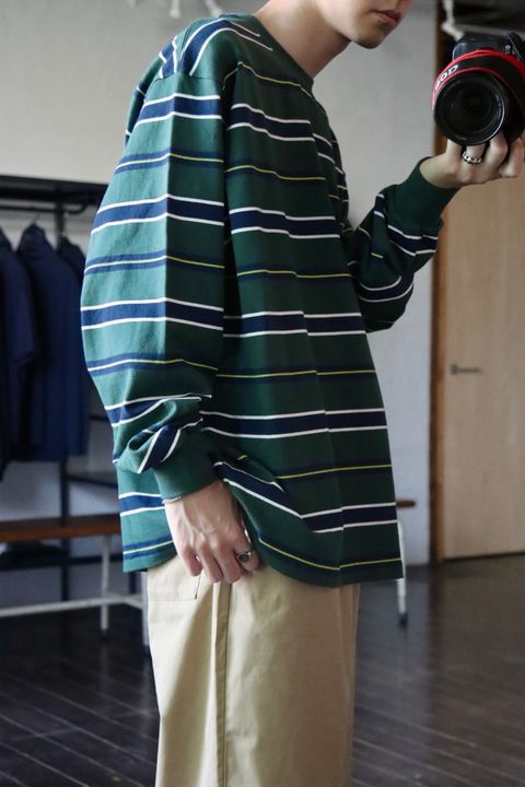 FreshService フレッシュサービス 23AW MULTI BORDER L/S TEEスタイル