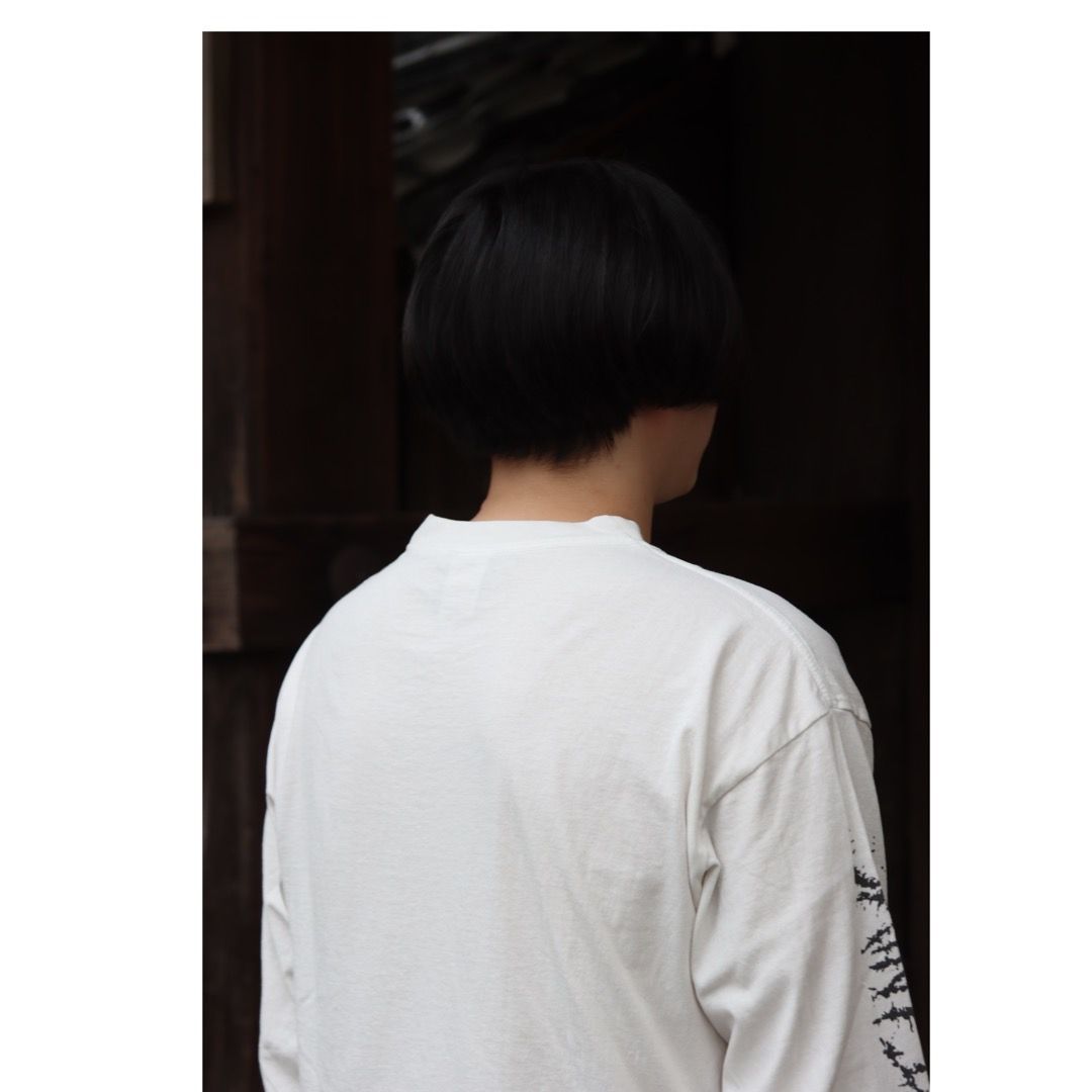 ©SAINT M×××××× LS TEE_SAINTDEATH(SM-A21-0000-020)WHITE style