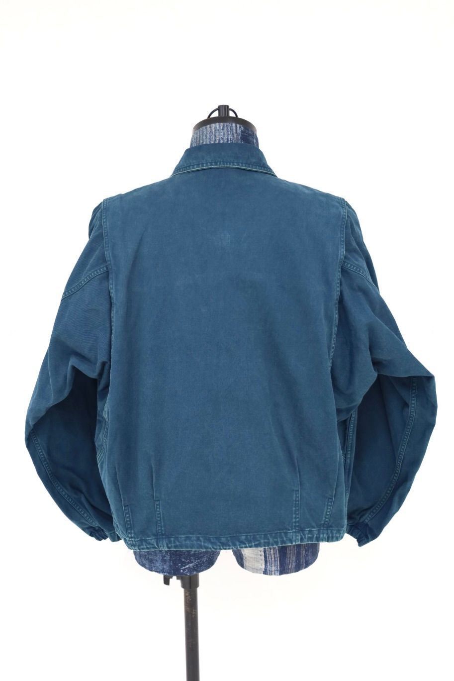 YOKE 26FW Garment-Dye Ballon Silhouette Blouson(YK26FW01336B)Peacock green