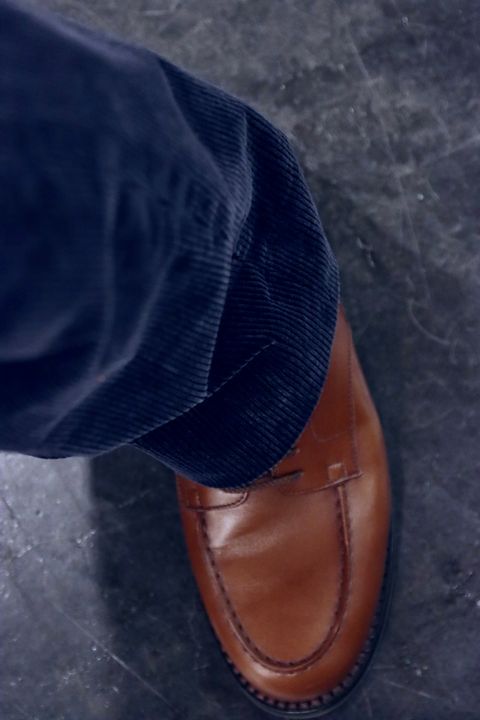 A.PRESSE 24SS Vintage Corduroy Trousers"NAVY"スタイル