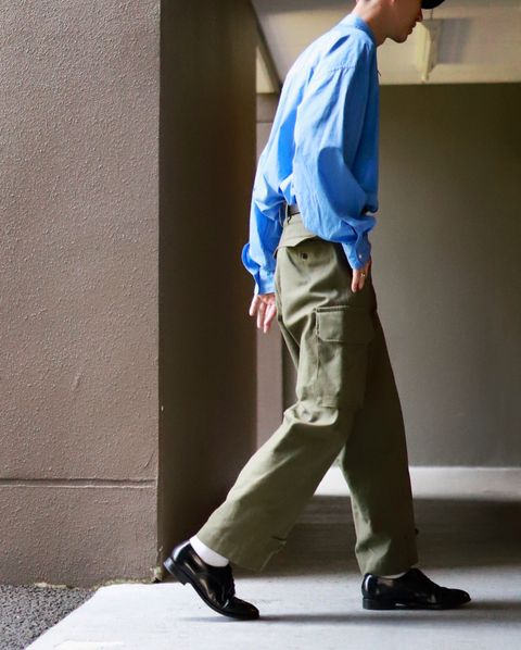 blurhms ブラームス 23FW Cotton Serge 47 Pantsスタイル