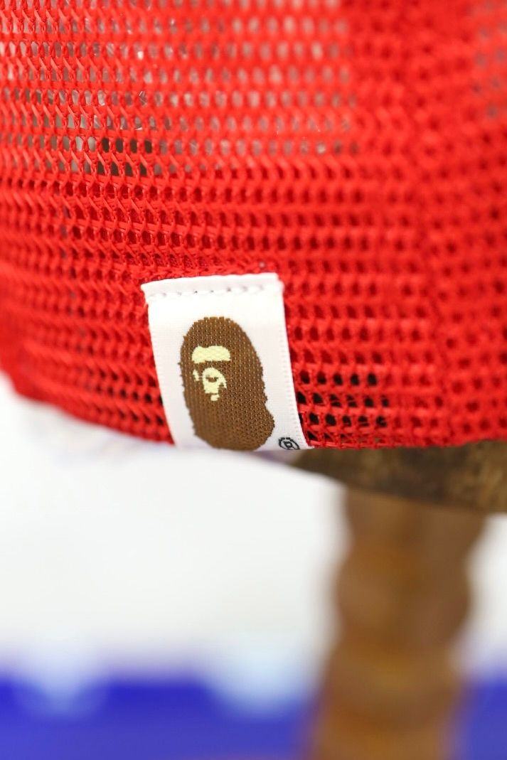 セントマイケル 26SS BAPE_MESH CAP(SM-MK8-0000-C60)RED☆2月7日(土)発売！