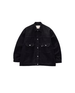 グラフペーパー Cotton Double Serge Jacket(GM263-20450)BLACK☆8月8日(土)発売！