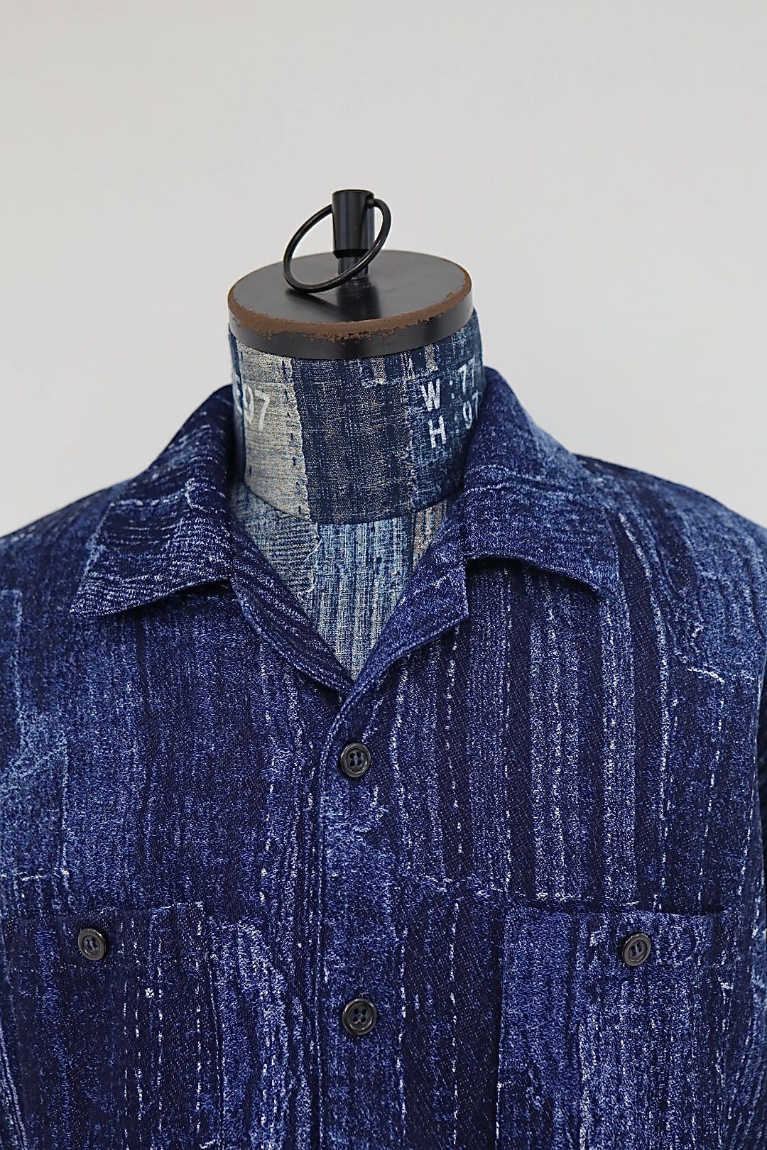 ファンダメンタル 26SS BORO S/S SHIRT RINSE(FA26SH27R)INDIGO☆新作発売！