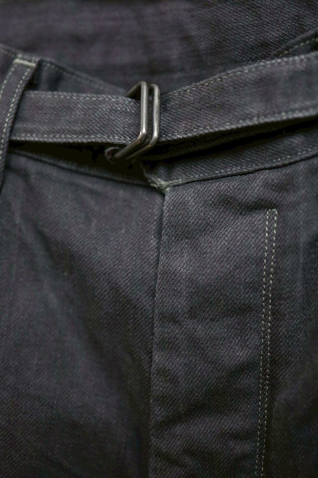 blurhms Women's 26SS 12.9oz Denim Bias Belted Pants(BHS26S012)SulfurBlack☆新作発売！