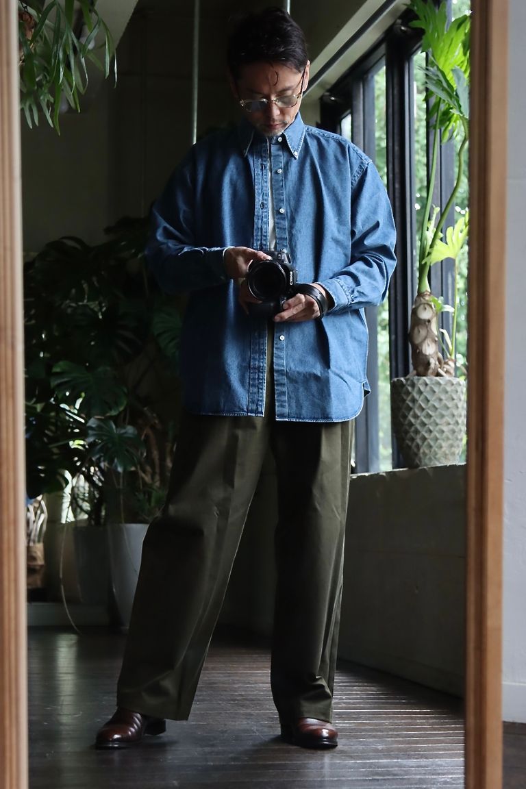 A.PRESSE - アプレッセ22FW デニムシャツ BD Denim Shirt (22AAP-02 