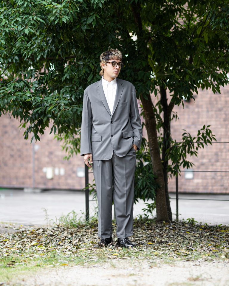 Graphpaper Wooly Cotton Twill Single Jacket (C.GRAY) 8月1日(土)新作発売！