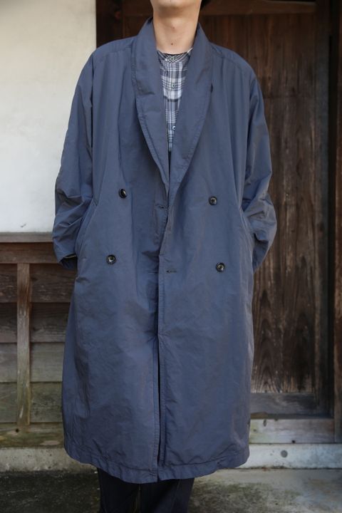 Graphpaper Garment Dyed Shop Coat"D.GRAY"(GM203-10192B) style.2020.8.15.