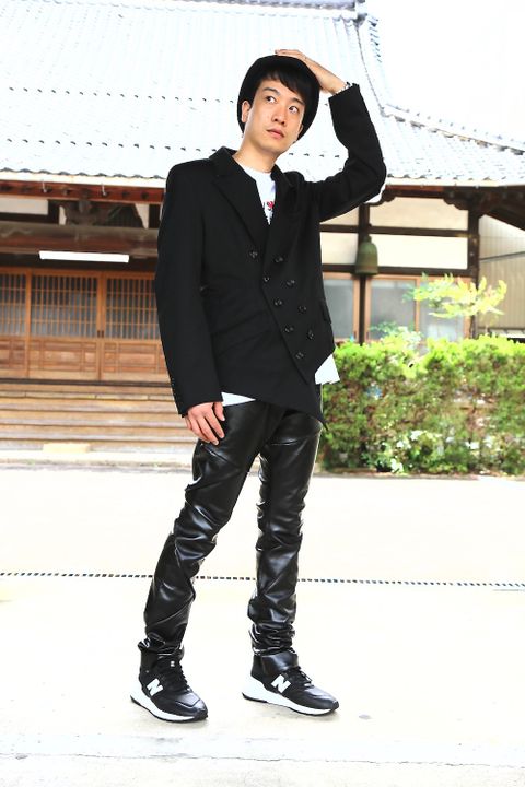 sulvam Grafting pants"BLK"style.2020.7.14.