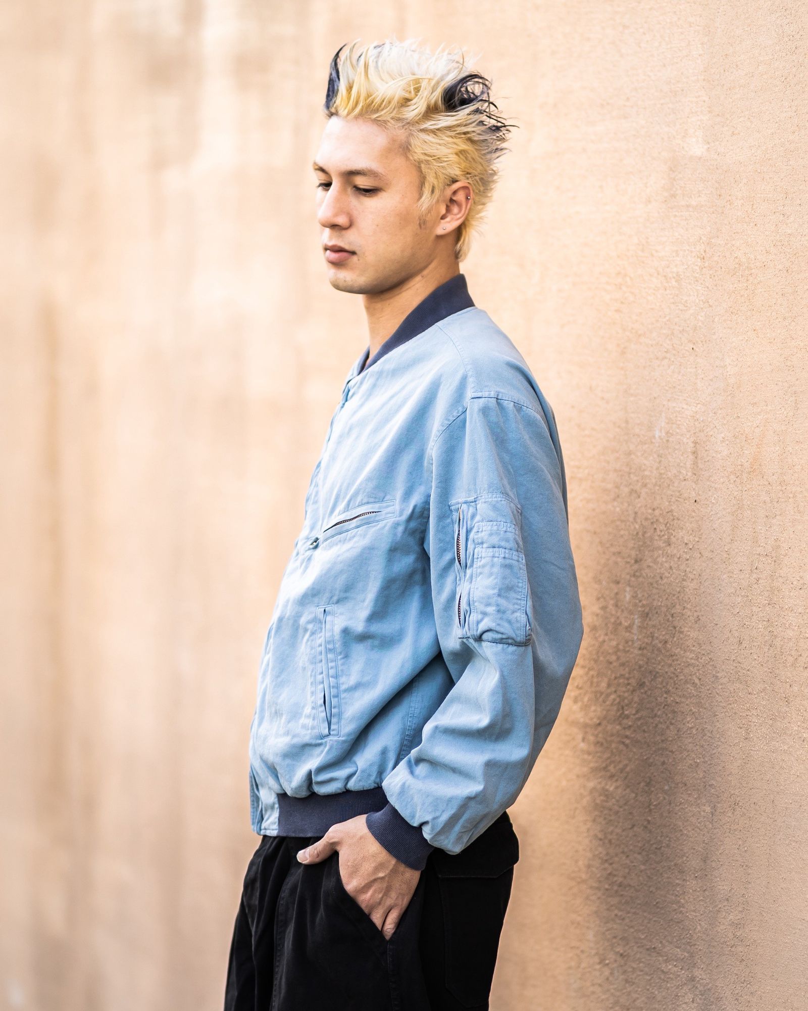 A.PRESSE Vintage Silk Cotton Test Pilot Model Jacket 新作発売！