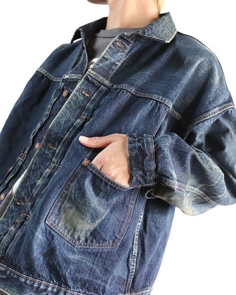 セントマイケル 24SS ベルベルジンコラボデニムジャケット FIRST DENIM JACKET style 2024.4.5
