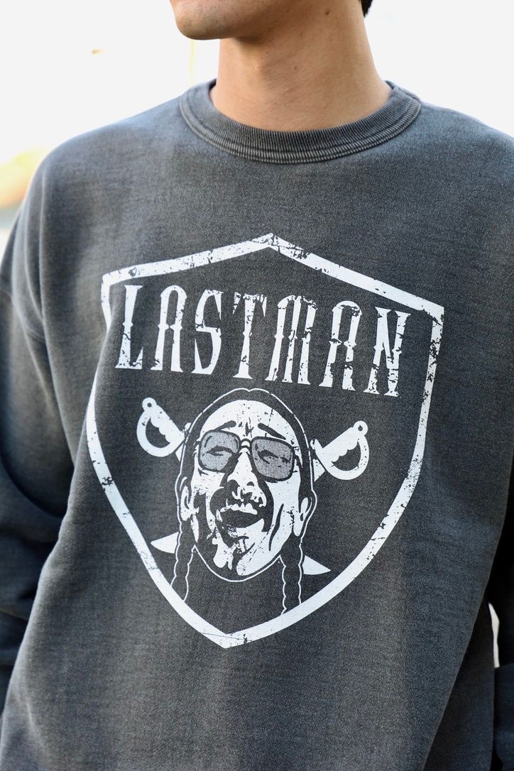LASTMAN - LASTMAN 25SS ラストマン大久保篤志 PRINTED CREW
