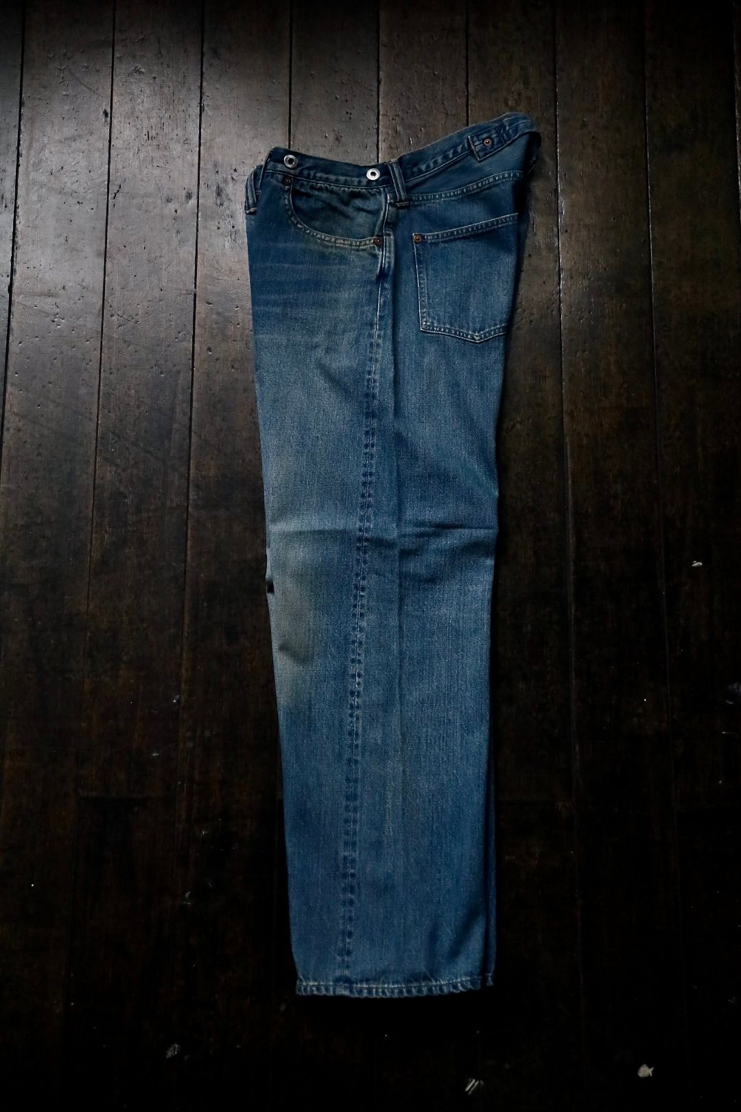 A.PRESSE - No.2 Washed Denim Pants(AP-4008)INDIGO | mark A.PRESSE - No.2 Washed Denim Pants(AP-4008)INDIGO | mark