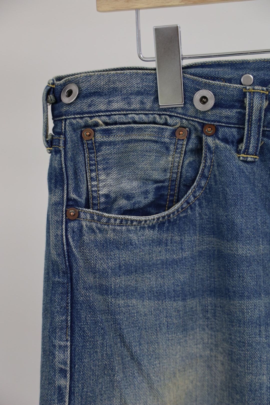 アプレッセ 2026 STYLE2 No.2 Washed Denim Pants(AP-4008)INDIGO