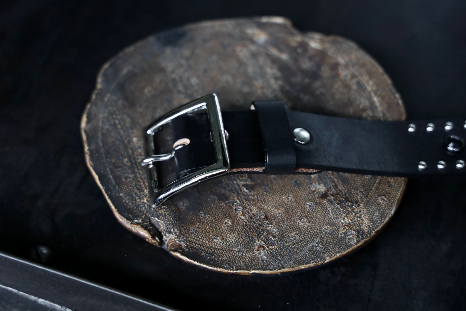 小物 WOLF'S HEAD x LASTMAN STUDDED BELT 35mm LASTMAN - LASTMAN ラストマン大久保篤志 WOLF'S HEAD x LASTMAN