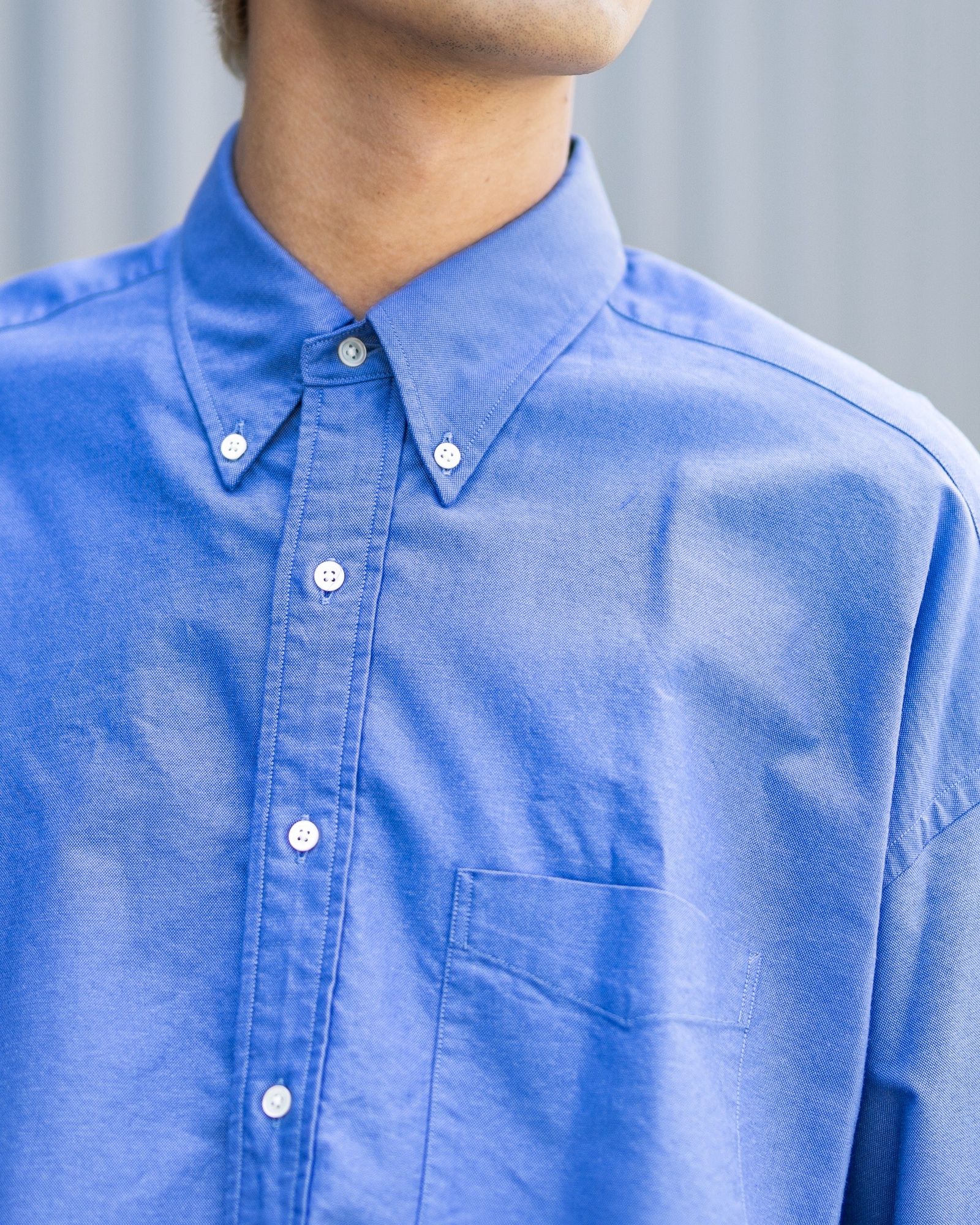 Graphpaper - グラフペーパー Oxford S/S Oversized B.D Shirt