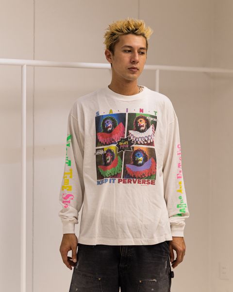 セントマイケル Tシャツ KEEP IT LS TEE(SM-HR1-0000-037)WHITE★9月27日(土)発売！