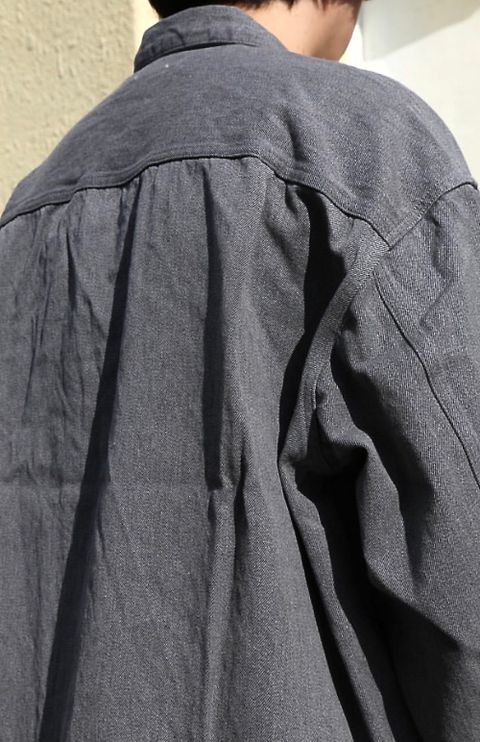 Graphpaper Colorfast Denim Blouson"GRAY"style.9.22.