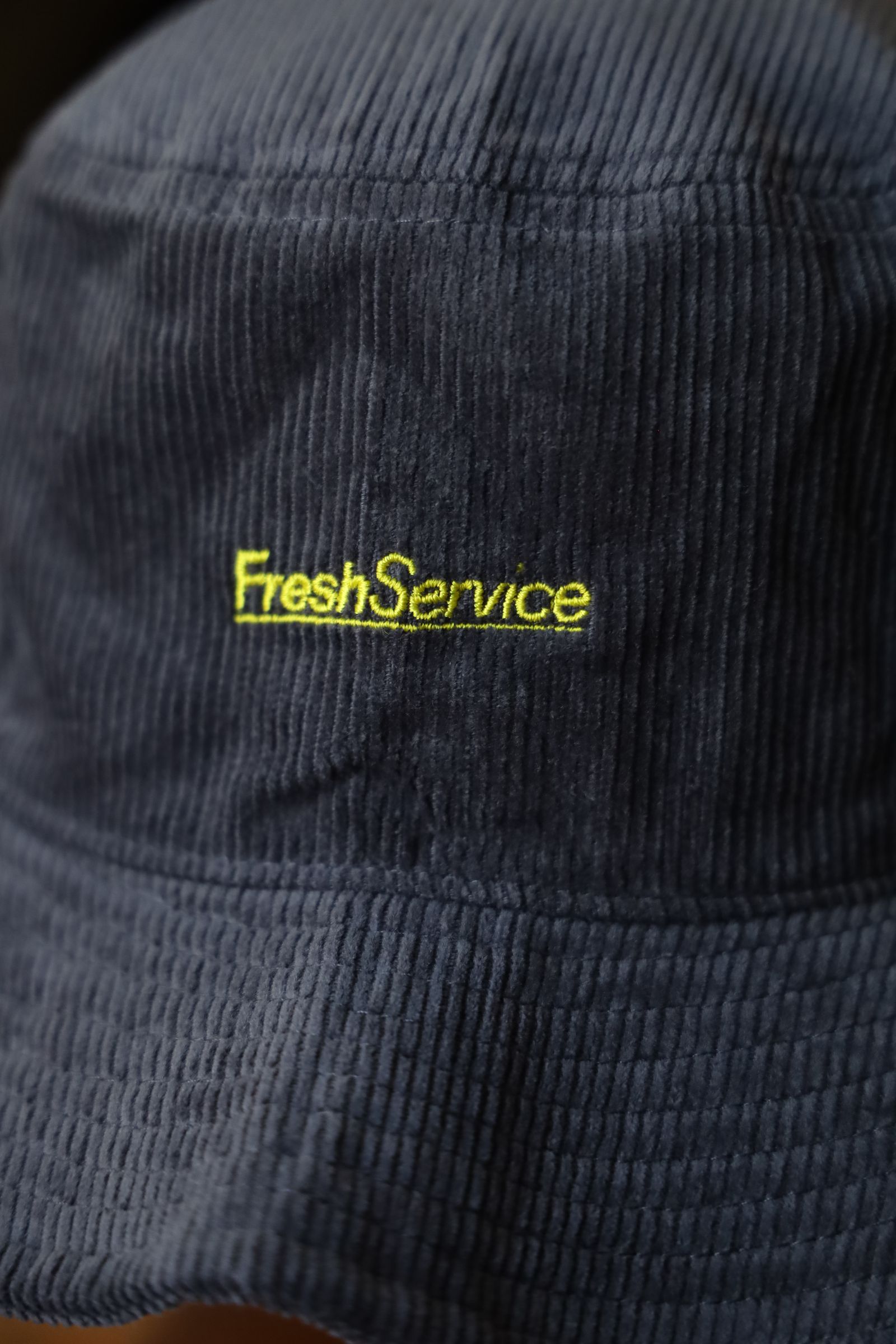 フレッシュサービス CORDUROY CORPORATE HAT(FSP243-90087B)DARK GRAY
