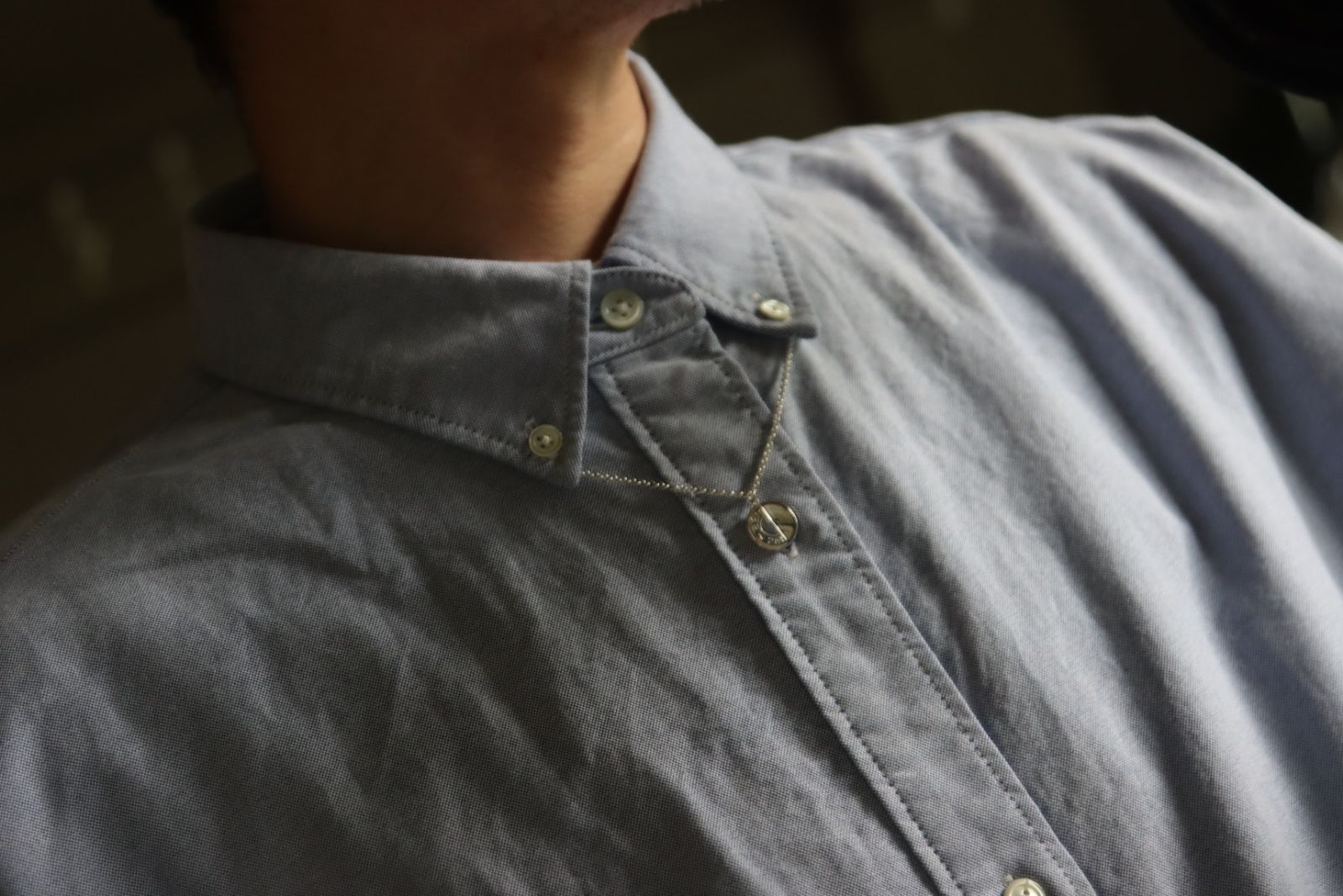 フレッシュサービス CORPORATE S/S B.D SHIRT"BLUE"スタイル.2022.6.25.