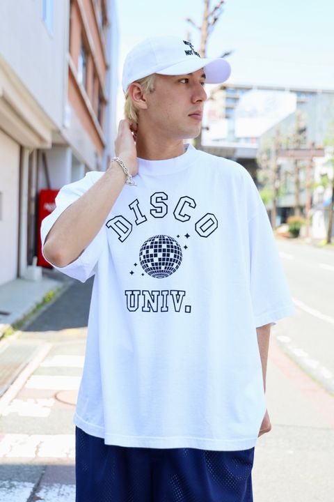 イズネスミュージック 25SS DISCO UNIV. T-SHIRT(IMP5_09_DISCO UNV T01)WHITE