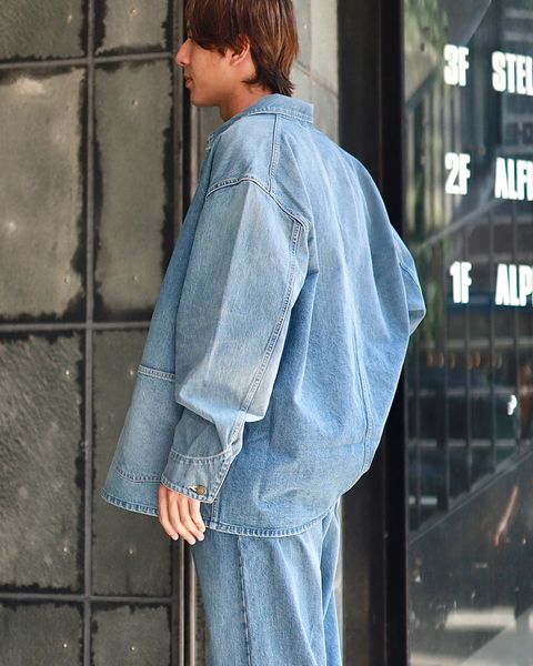 blurhms 23FW 13.5oz Selvage Denim Coverallスタイル