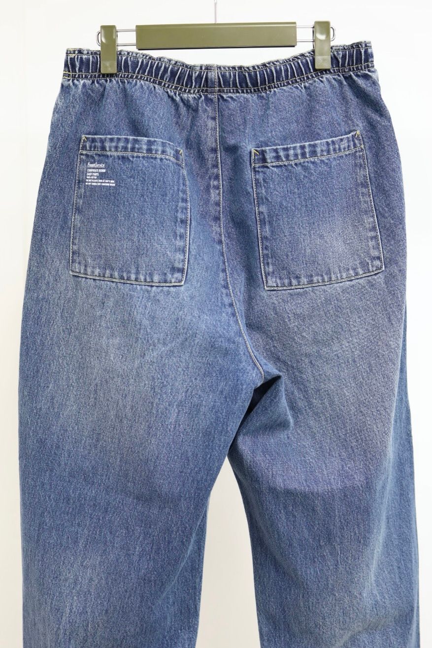 フレッシュサービス CORPORATE DENIM EASY PANTS (FSC263-40154FB)DARK WASH☆7月25日(土)発売！