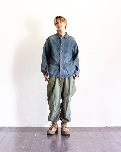 A.PRESSE  US Army Vintage Denim Coverall スタイル 8月24日(土)新作発売！