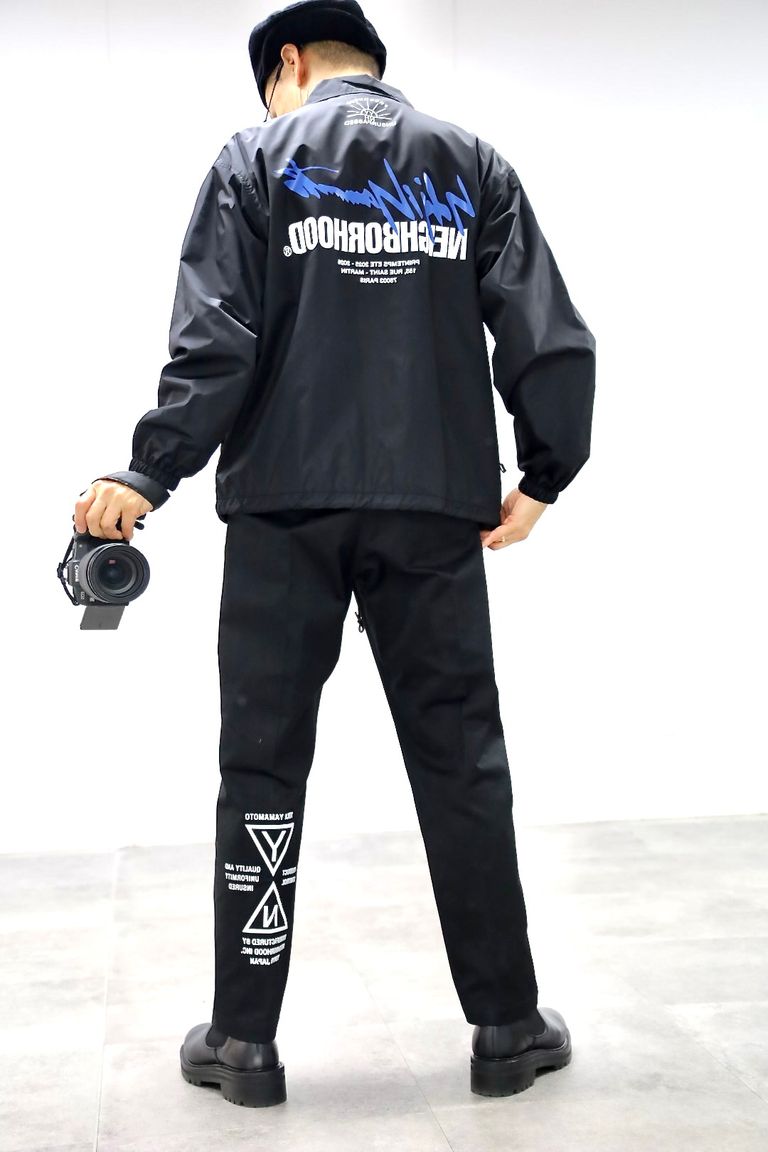 Yohji Yamamoto × NEIGHBORHOOD ウィンドブレーカージャケットスタイル