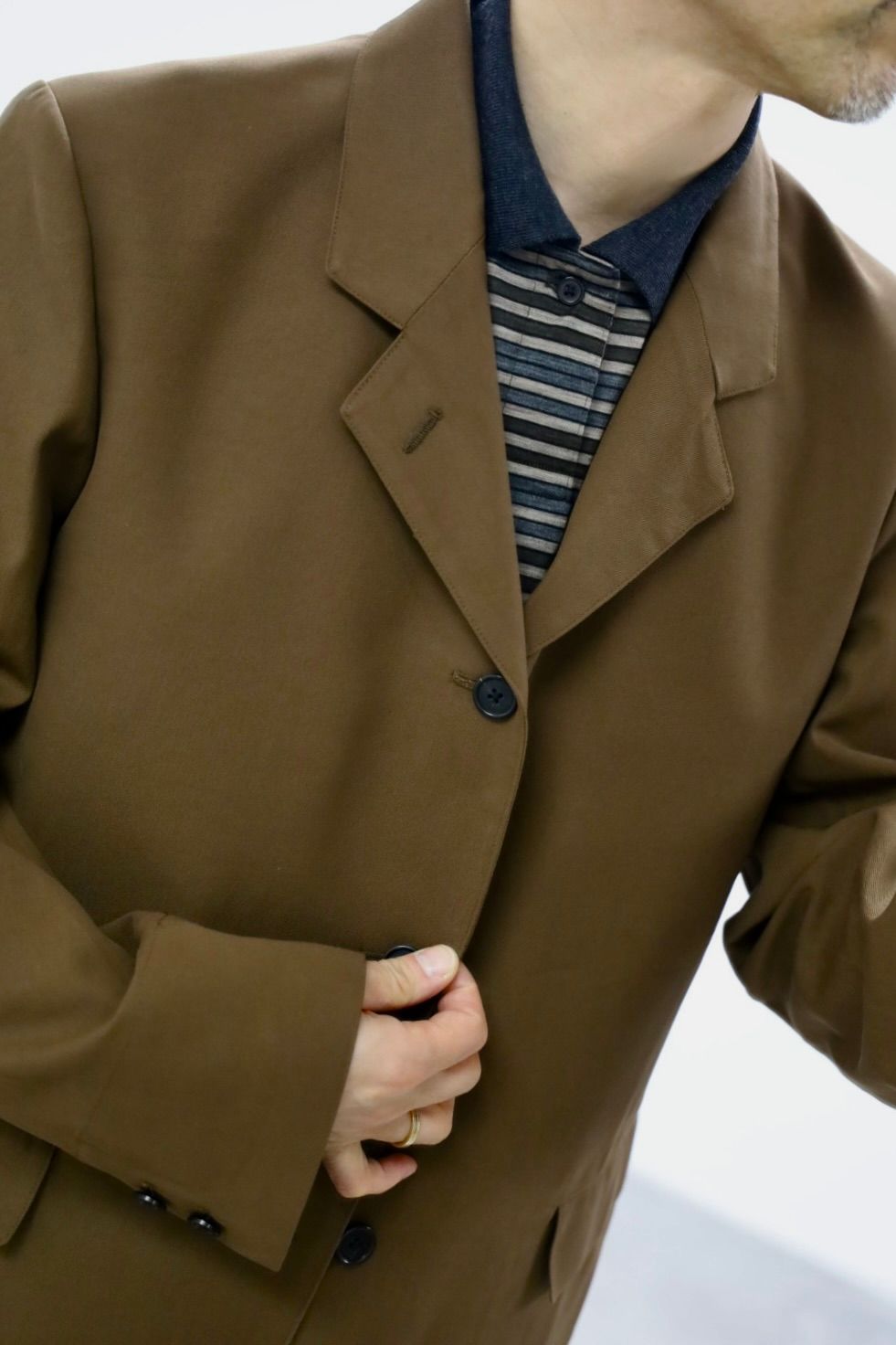 MARKAWARE 26SS SACK COAT"BURNT UMBER"スタイル