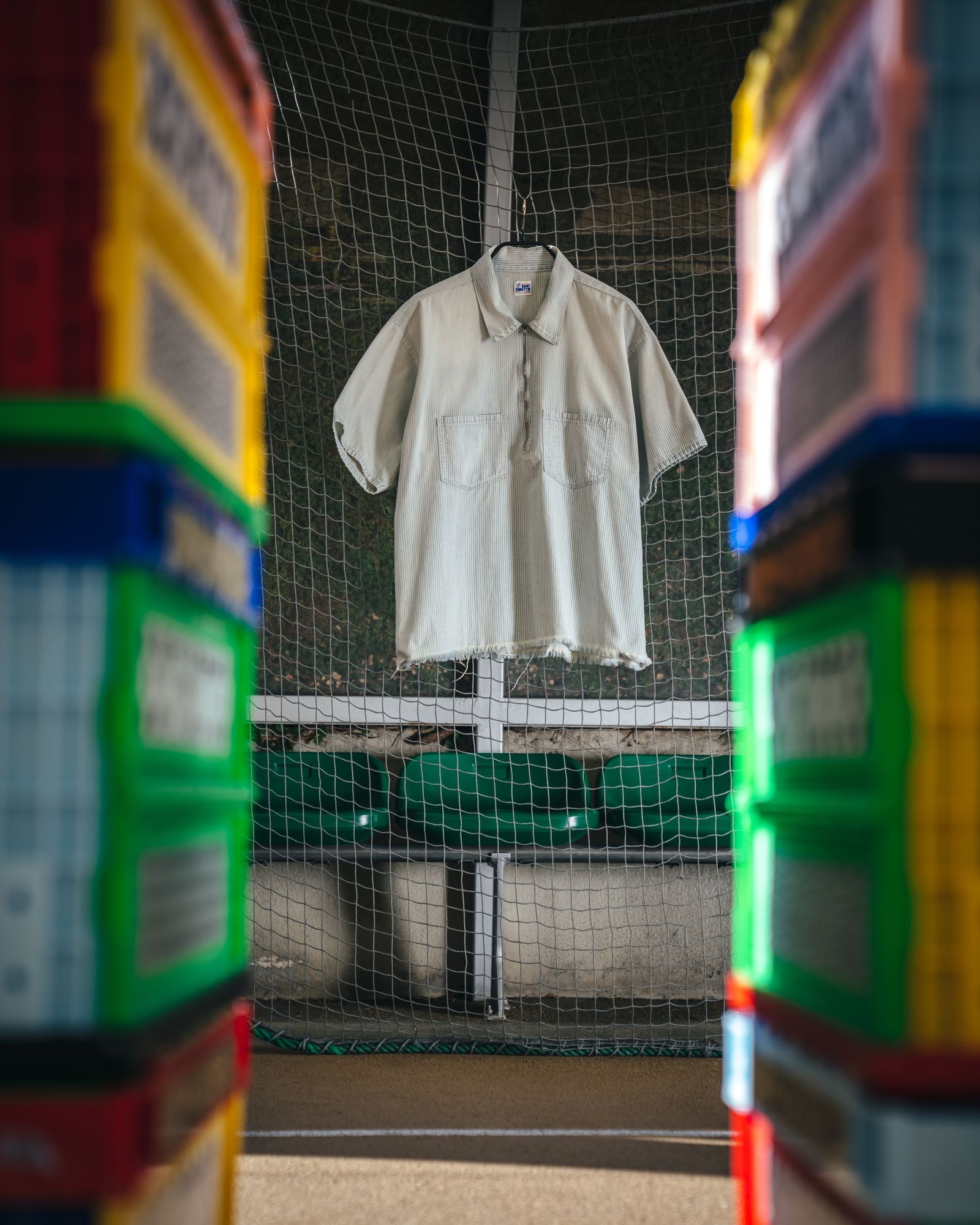 セントマイケル 26SS SS HICKORY SHIRT/STRIPE(SM-MK8-0000-040)WHITE☆3月20日(金)発売！