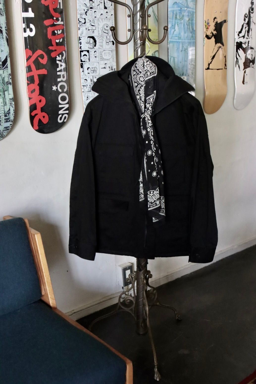 ヨウジヤマモト23AW HOODED MILITARY JACKET(HJ-Y04-046-1)☆9月13日(水)発売！