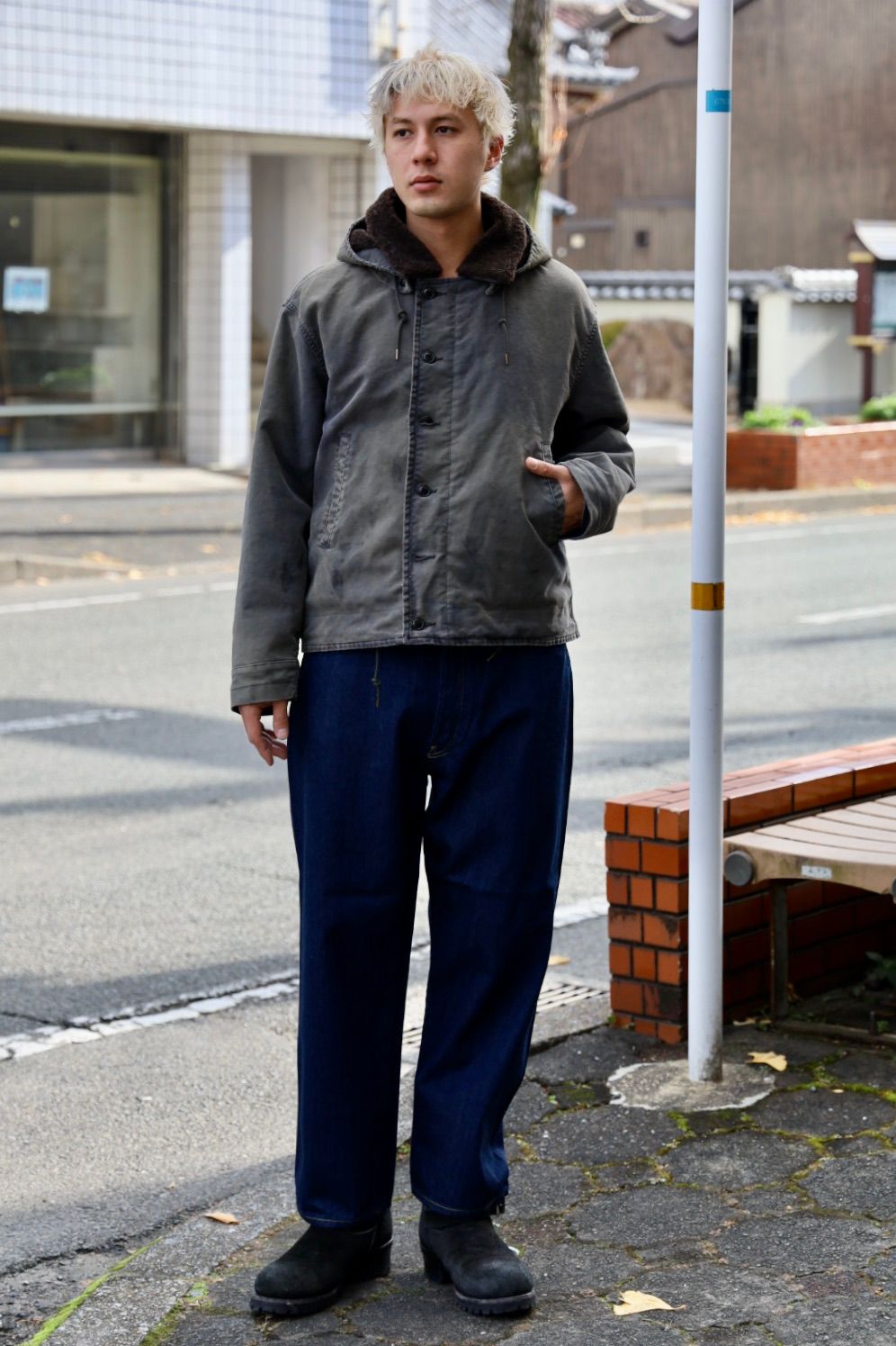 アプレッセ 2026 STYLE1 Vintage FN Deck Jacket(26SAP-01-50)BLUE☆12月27日(土)発売！