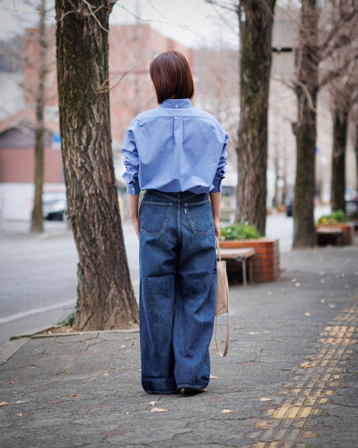 Graphpaper 25SS 新作 Selvage Denim Two Tuck Wide Pants style Graphpaper 25SS 新作 Selvage Denim Two Tuck Wide Pants style