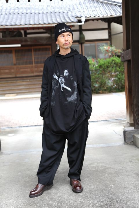 Yohji Yamamoto ヨウジヤマモトフード長袖PTスタイル.2020.12.12.