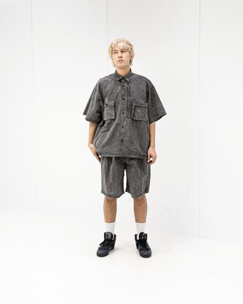 is-ness Pigment-Dyed Short-Sleeve Shirt 新作発売！