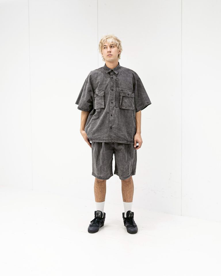 is-ness Pigment-Dyed Short-Sleeve Shirt 新作発売！
