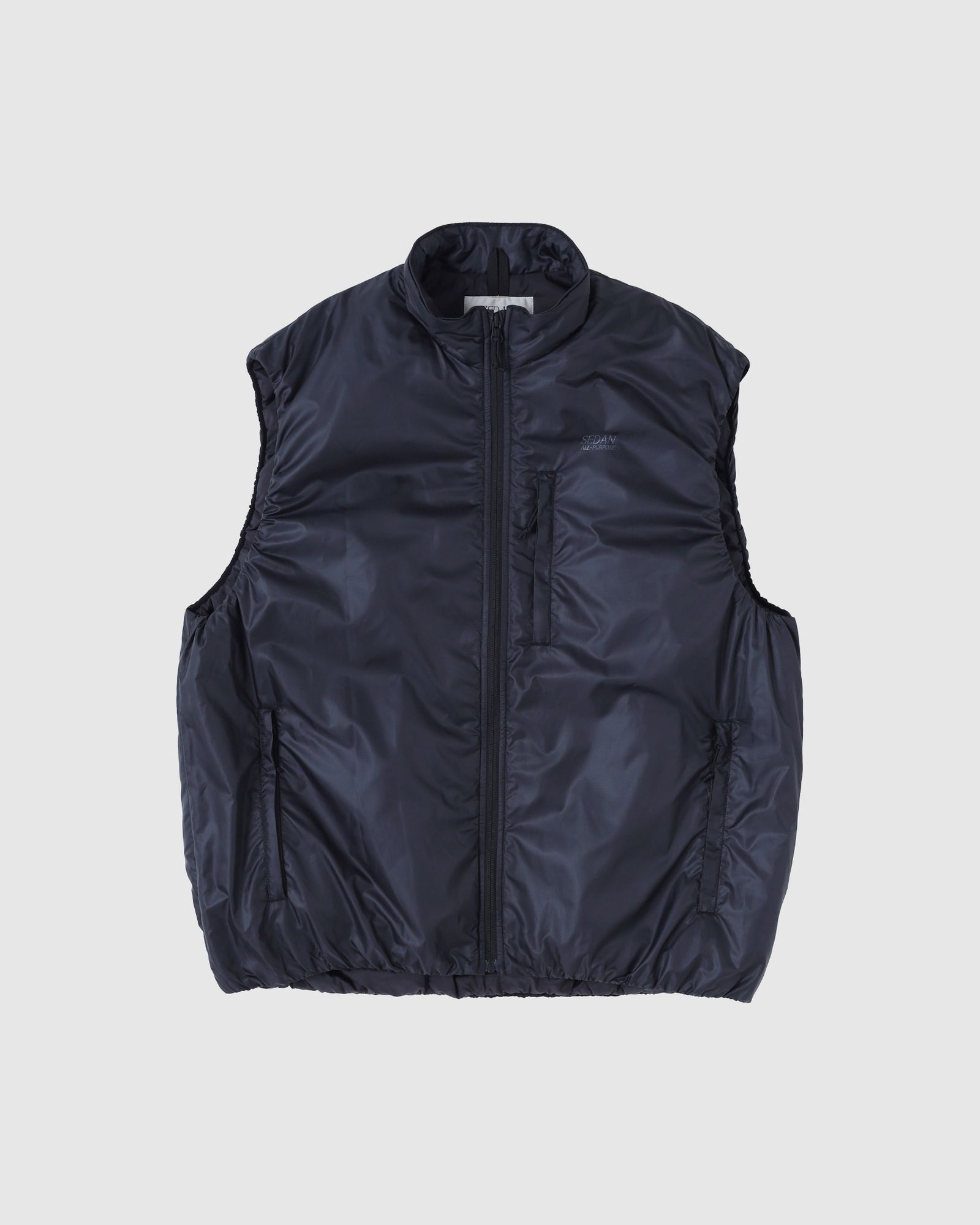 セダンオールパーパス FW25 Packable Puff Vest(SD25F-JK01)Black☆10月4日(土)発売！